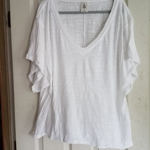 We the Free Cotton Overize T size L white